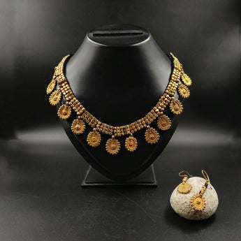 Dokra Choker with Matching Earrings