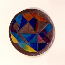 Copper Enamel Wall Plate - Jyamiti