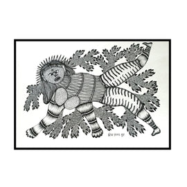 Gond painting of vandevi