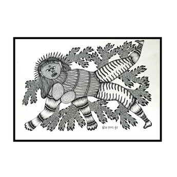 Gond painting of vandevi