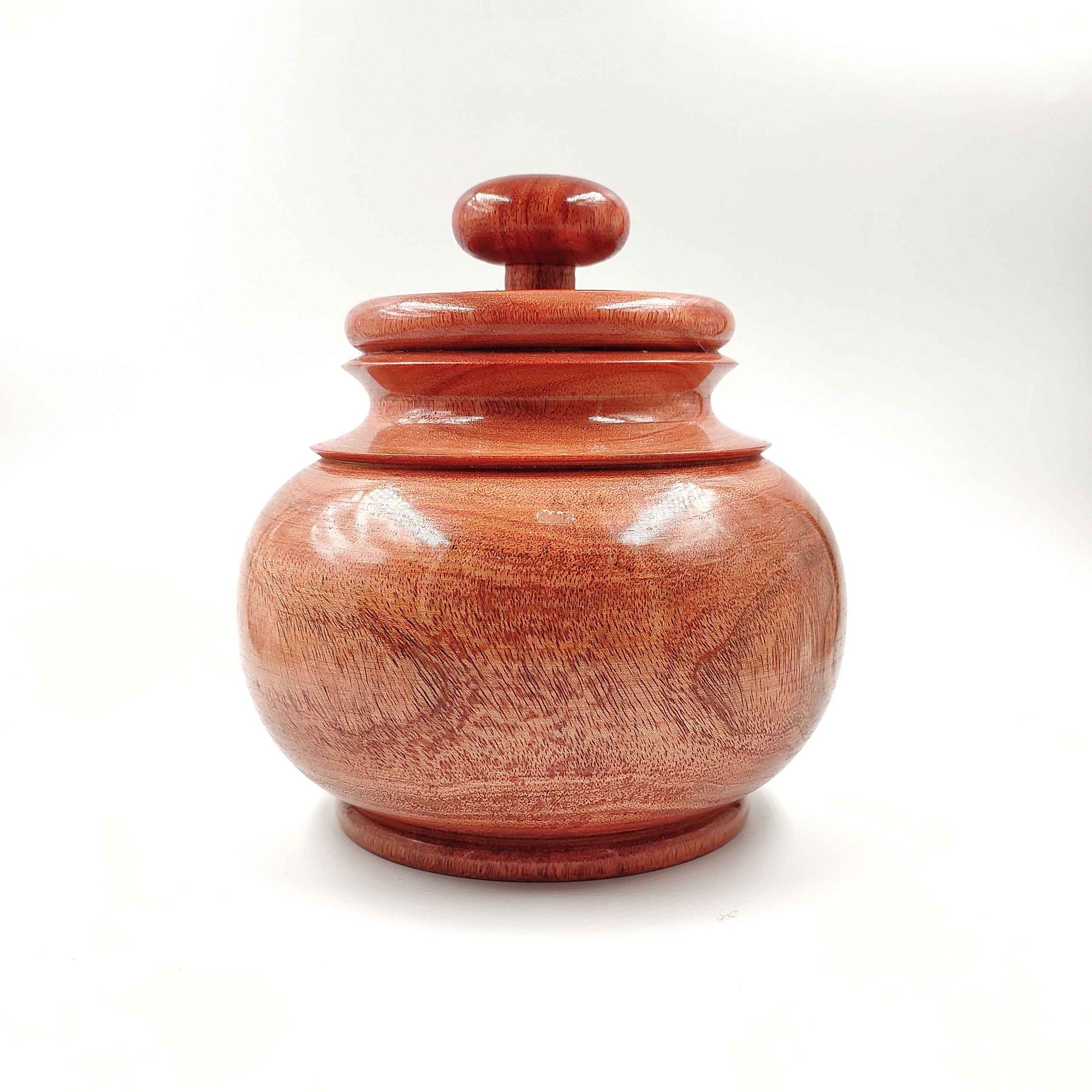 Wooden Round Jars