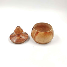 Wooden Mukhwas jar with spoons - Set of 2