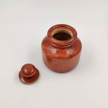 Wooden Sugar and Spice Jars