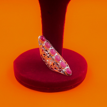 Banjara Exotic Purple Stone Ring