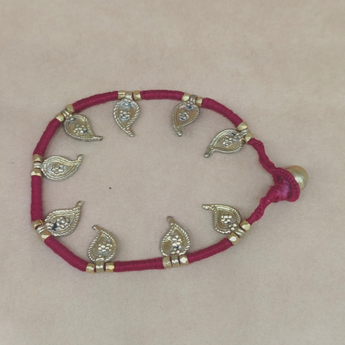 Dokra Temple Bead Anklet