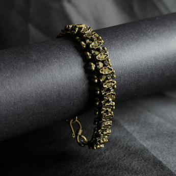 Dokra Rustic Flower Bracelet