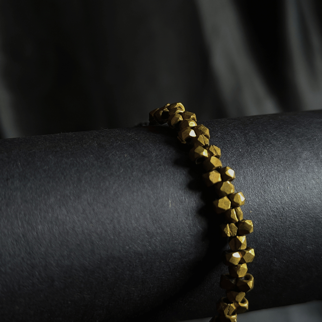 Dokra Golden beads Bracelet