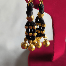 Dokra Gold Beads Earrings