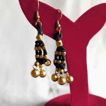 Dokra Gold Beads Earrings