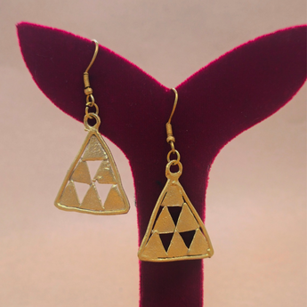 Dokra Triangle Danglers