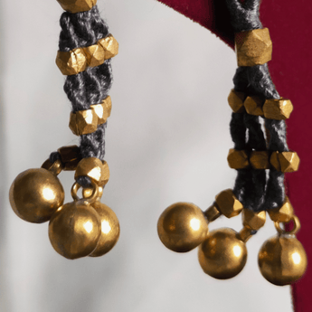 Dokra Golden Beads Earrings