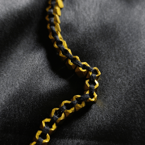 Dokra Square Beads necklace