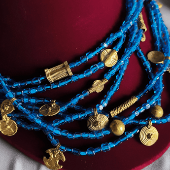 Dokra Necklace and Earrings set - 8 Layers