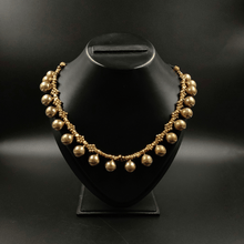 Dokra necklace with Golden Beads and Balls