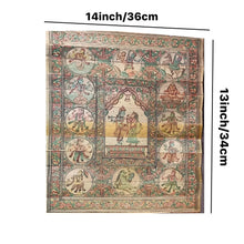 Talpatra painting of Dasha Avtar and Radha Krishna