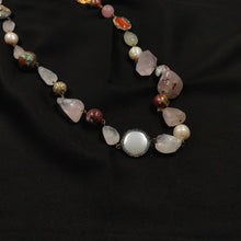 Rose quartz necklace