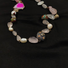 Rose quartz necklace
