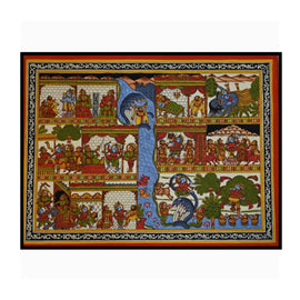 Phad Painting of Bal Krishna stories