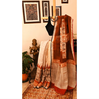 Sriya, a linen saree