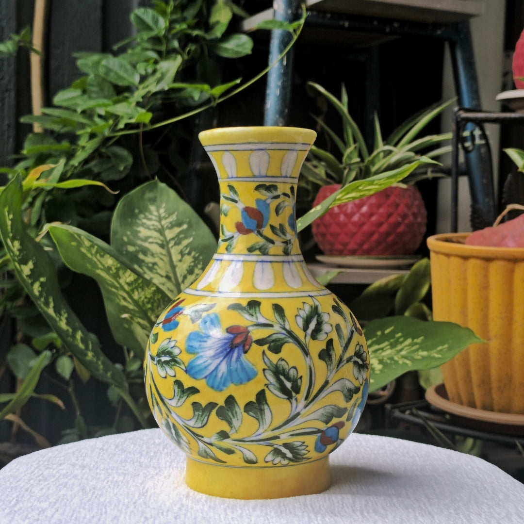 Blue Pottery Vase