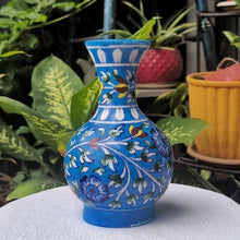 Blue Pottery Vase