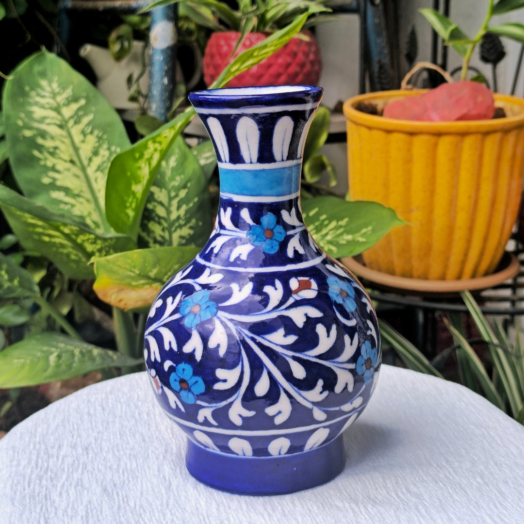 Blue Pottery Vase