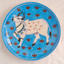 Blue Pottery Wall Plate