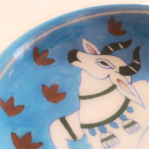 Blue Pottery Wall Plate