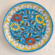 Blue Pottery Wall Plate