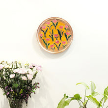 Copper Enamel Wall Plate - Land of Tulips