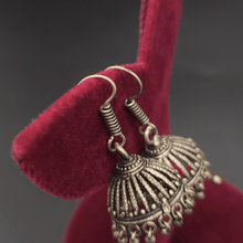 Banjara Jhumkas with Silver Beads