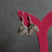 Banjara Jhumkas with Silver Beads