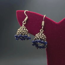 Banjara Jhumki with Blue Beads