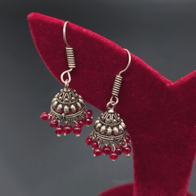 Banjara Jhumki with Red Beads