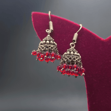 Banjara Jhumki with Red Beads