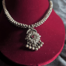 Banjara necklace with Floral pendant