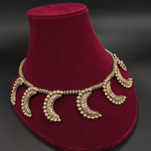 Banjara Necklace with Seven Half Moon Pendants