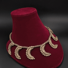 Banjara Necklace with Seven Half Moon Pendants