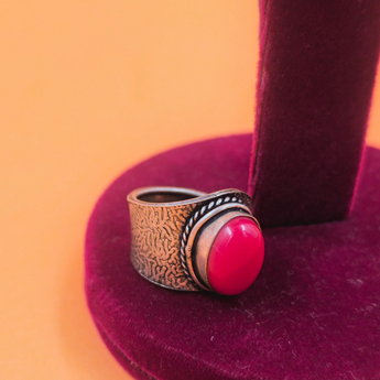 Banjara Coral Ring