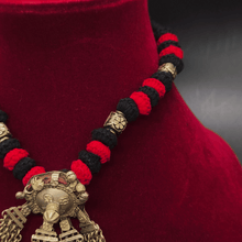 Banjara Necklace with Kutchi Pendant and Earrings