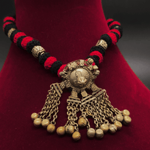 Banjara Necklace with Kutchi Pendant and Earrings