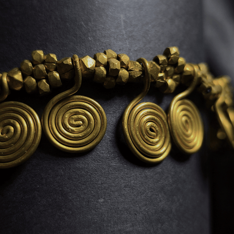 Dokra Spiral Anklet