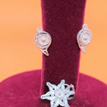 Silver Filigree set with Pendant and Earrings