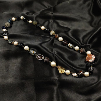 Black onyx necklace