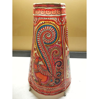 Leather Lamp Shade - Peacock
